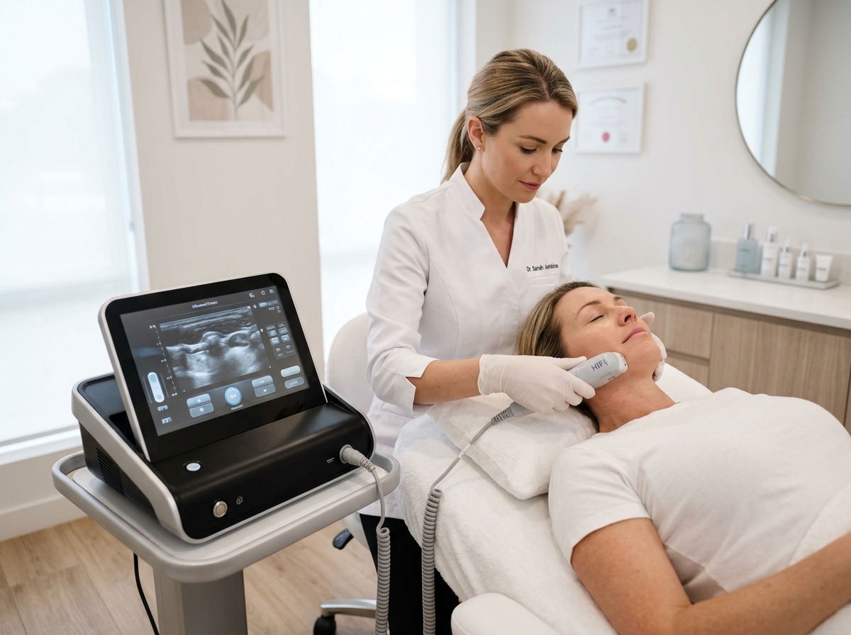 Tensado cutáneo facial y corporal con tecnología de ultrasonido focalizado HIFU