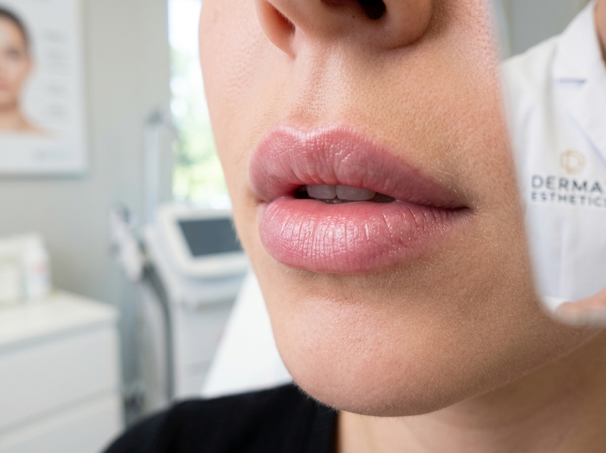 Relleno de labios con ácido hialurónico reticulado y perfilado natural