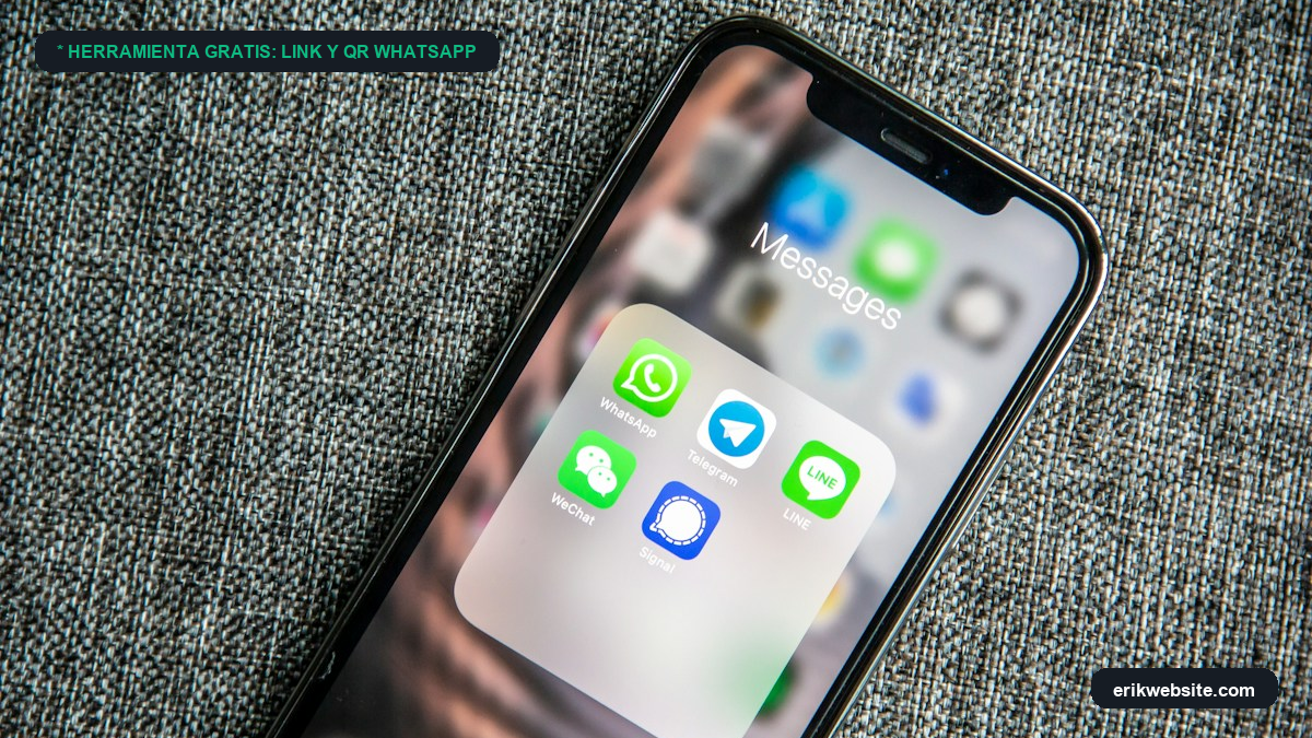Generador de link y QR de WhatsApp gratis (sin caducidad)